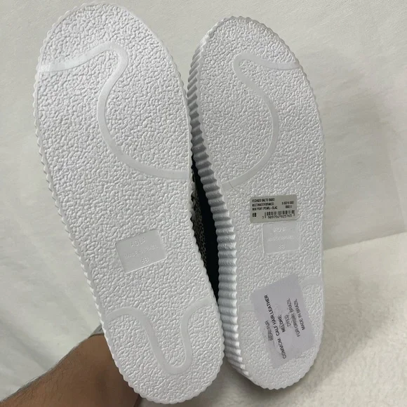 AQUA Womens Mini Pony Dots Beige Faux Fur Platform Hi Top Sneakers sz 8 NWT - Picture 9 of 11